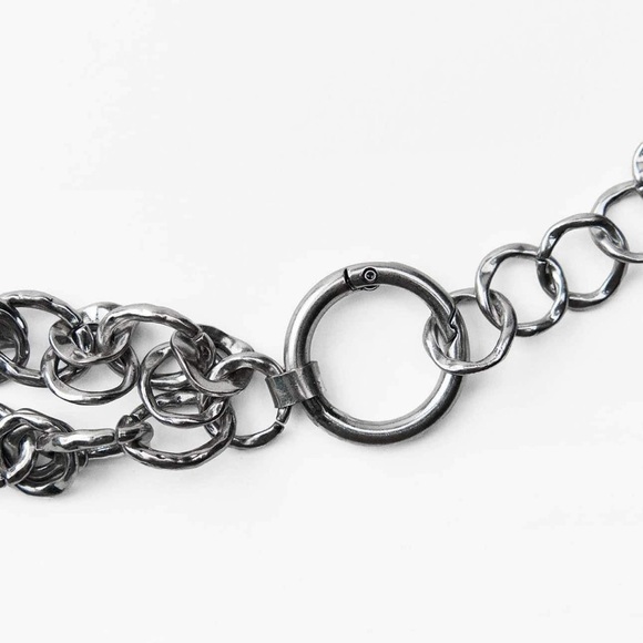 NWT Zara Woman Accessories HEWN LINK BELT Size 32 - Picture 5 of 10